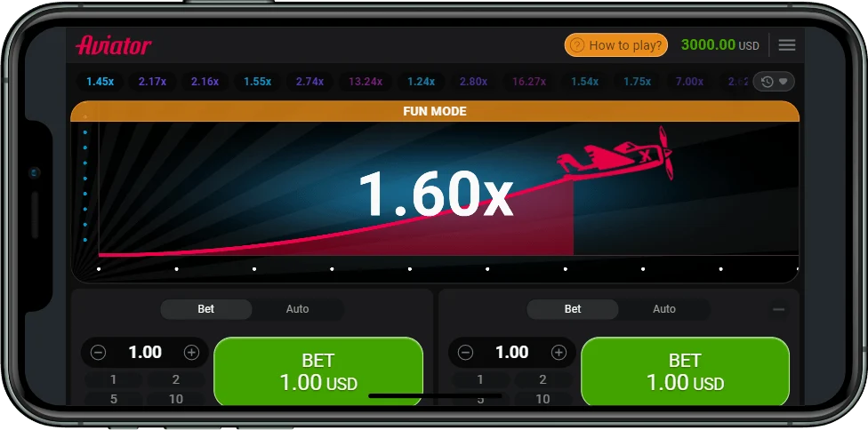 Aviator Game Interface